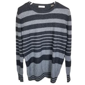 Equipment Womens Striped Cashmere Sweater Size L Preppy Quiet Luxury Minimalist